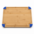 Bamboo Cutting Board with Non-Slip Silicone Corners