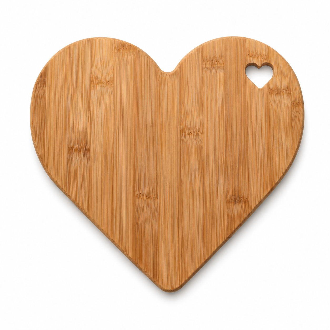 Heart Shape Bamboo Serving Board | Cheese Board & Fruit Platter