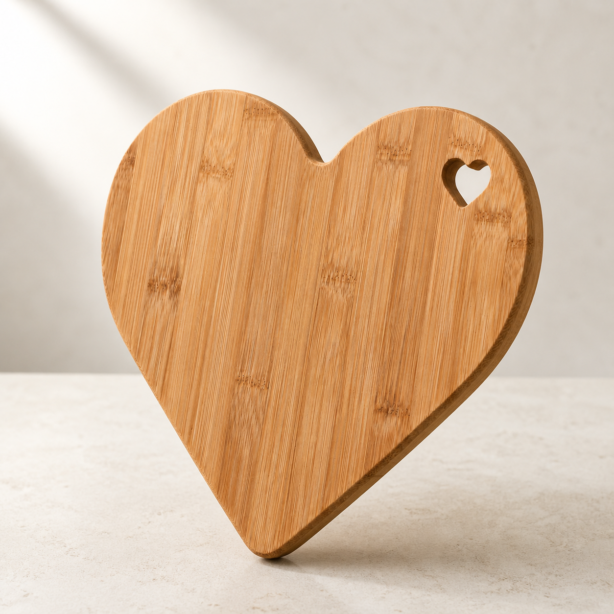 Heart Shape Bamboo Serving Board | Cheese Board & Fruit Platter